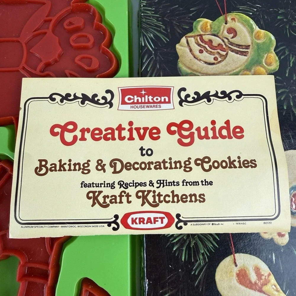 Vintage Chilton The Twelve Days of Christmas Cookie Cutters Set 1978 Red Holiday